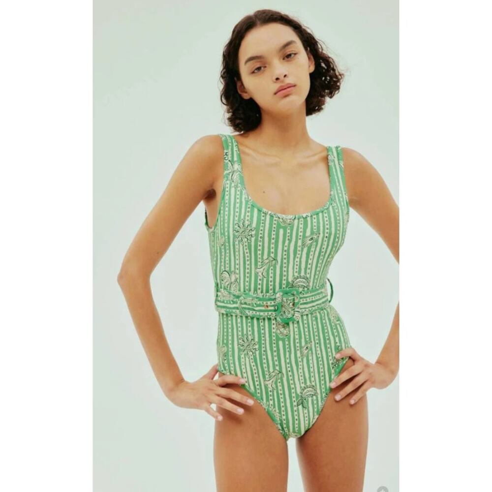 Alemais Lula Belted One-Piece Swimsuit size XXS 2XS